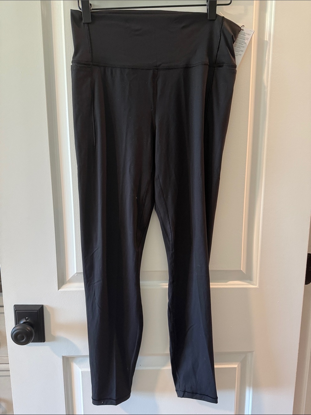 High-Waist Black Performance Leggings for Women